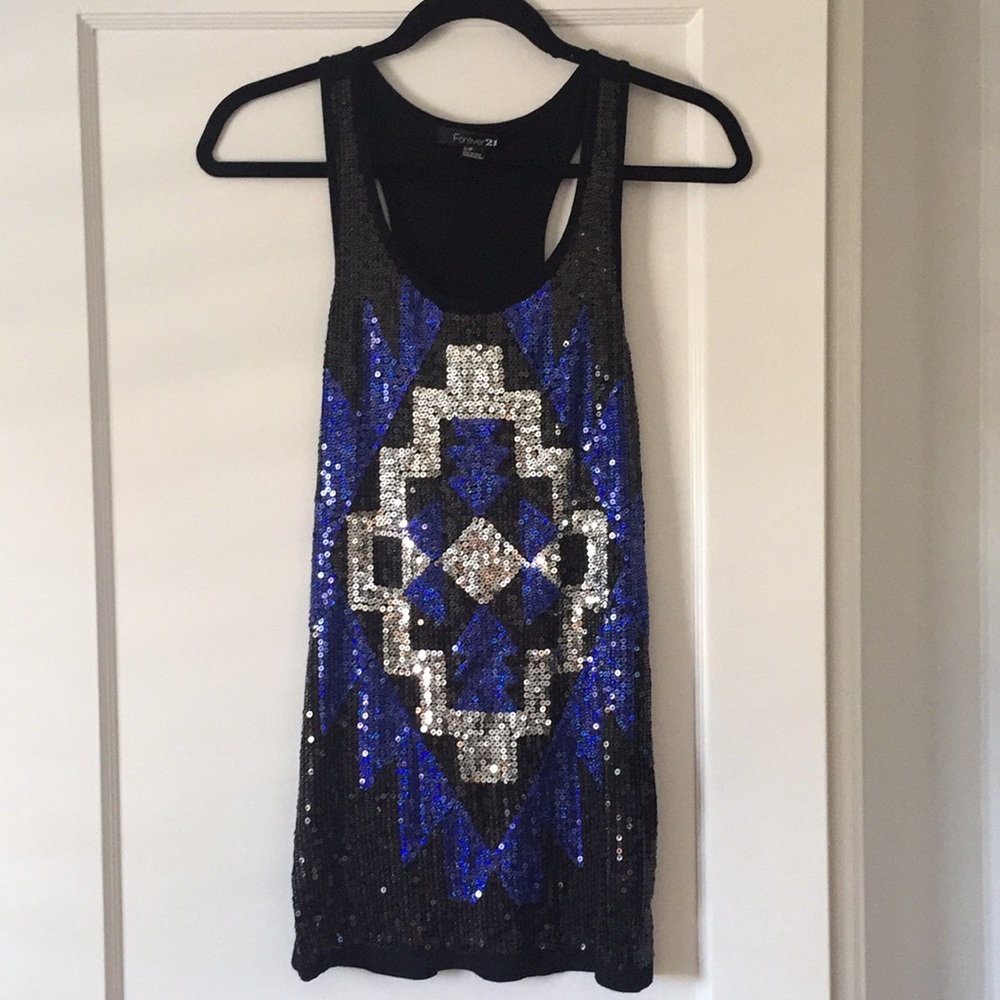 Sequin front dress NWOT